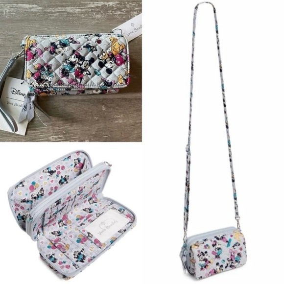 NWT Vera Bradley Disney RFID All in One Crossbody Bag Wallet Purse
